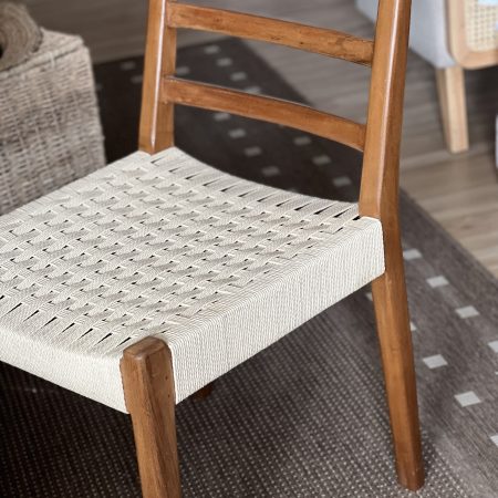 Tife Woven rope dining chair