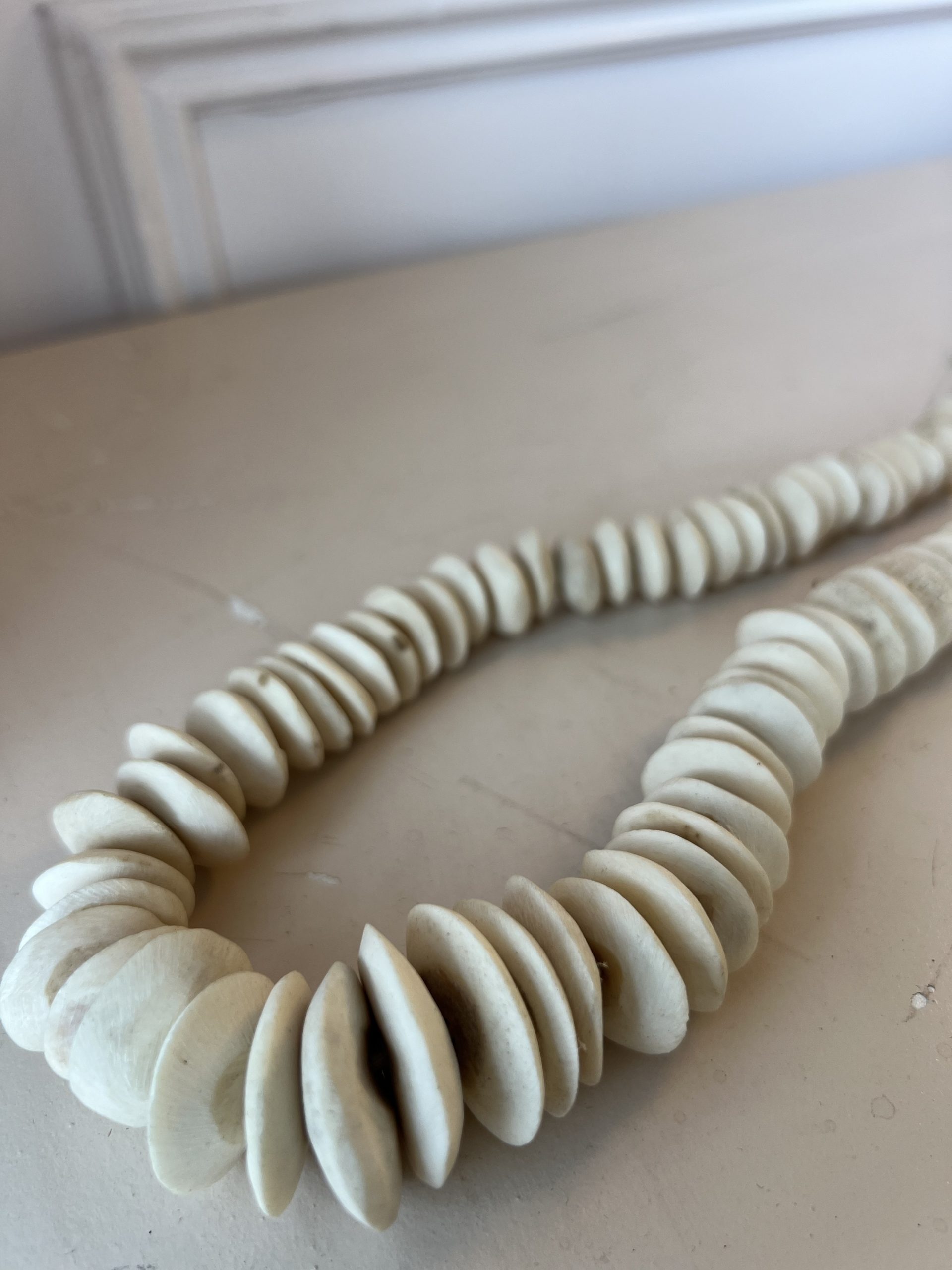 Rustic bone decor bead