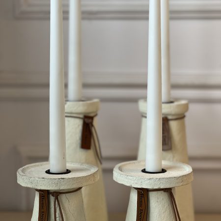 Paper Mache candle holder