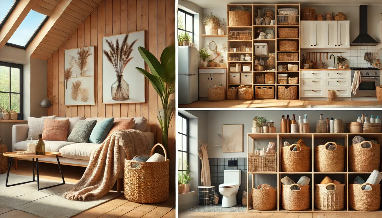 Creative ways to use basket at home